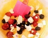ミックスベリーとクリームチーズのケーキ作り方3写真