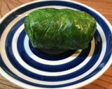 香味ペースト・青菜巻きおにぎり半熟卵作り方7写真
