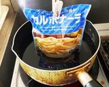 ポルミ：カルボナーラベーコンマシマシマシ作り方2写真