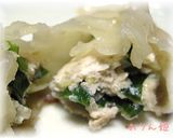 ヘルシー♡豆腐入り鶏ニラ餃子♡薬味だれで作り方7写真