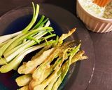 島らっきょう　そのまま&天ぷら&ディップ作り方9写真