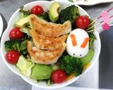 肉餃子の簡単パワーサラダ&特製美味ドレ♡作り方8写真