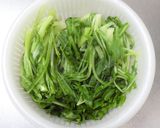 レンジ１分半！水菜の胡麻和え。お弁当にも作り方3写真