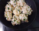 素干しえびとはんぺんのふわふわ焼き作り方3写真