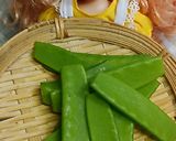 リカちゃん♡鶏肉絹さやみりん照り焼き作り方5写真
