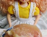 リカちゃん♡鶏肉絹さやみりん照り焼き作り方1写真