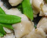 リカちゃん♡鶏肉絹さやみりん照り焼き作り方7写真