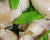 リカちゃん♡鶏肉絹さやみりん照り焼き作り方8写真