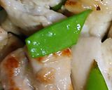 リカちゃん♡鶏肉絹さやみりん照り焼き作り方9写真