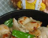 リカちゃん♡鶏肉絹さやみりん照り焼き作り方10写真