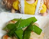 リカちゃん♡鶏肉絹さやみりん照り焼き作り方11写真