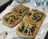 お酒がすすむ♪油揚げの辛味噌チーズ焼き作り方2写真