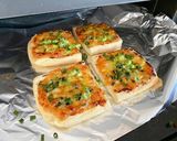 お酒がすすむ♪油揚げの辛味噌チーズ焼き作り方3写真