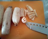 食感が美味しい、れんこんの炒めもの。作り方2写真