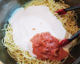 とろ〜り♪たらこパスタ作り方5写真