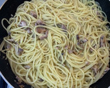 サバとトマトと大葉のさっぱり和風パスタ作り方3写真