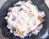 パスタソースで夏野菜のミートドリア作り方10写真