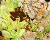 春キャベツと柔らか鶏胸肉の回鍋肉風作り方7写真