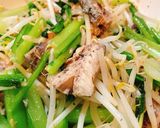 サバ水煮と油あげのカレー野菜炒め♡低糖質作り方4写真