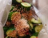 お弁当★ピリ辛中華たたきキュウリ☆常備菜作り方2写真