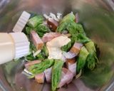 蕾菜とベーコンのグラタン★スマイリー流！作り方3写真