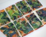卵焼き器で焼くだけ　にらチーズせんべい作り方4写真