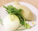 セロリと新玉ねぎ入り！ヤーコンサラダ作り方1写真