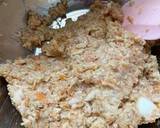 根菜でハンバーグ　と油揚げ挟み作り方1写真