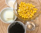 バター風味のコーン＆わかめごはん作り方1写真