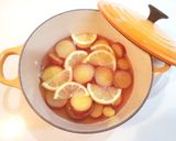 さつまいものはちみつレモン煮作り方6写真