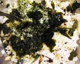カリカリ梅と海苔の混ぜご飯作り方4写真