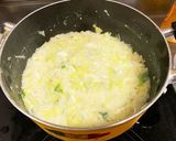 白菜とえのきのおじや作り方5写真