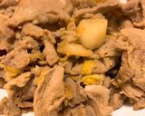 【下味冷凍】豚こまと白菜の焼肉丼作り方3写真