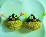 キャラ弁☆秋の栗ちゃんおにぎり弁当♪作り方5写真