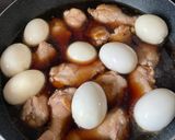 簡単しみしみ手羽元のポン酢煮作り方4写真