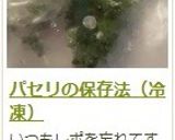 パセリの保存法（冷凍）作り方17写真
