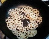 合わせ調味料でしゃきしゃき蓮根きんぴら作り方6写真