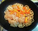 合わせ調味料でしゃきしゃき蓮根きんぴら作り方8写真