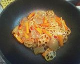 合わせ調味料でしゃきしゃき蓮根きんぴら作り方11写真