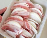 新玉ねぎと豚肉のトースター焼き作り方2写真