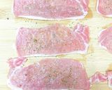 【簡単】調味料1つ！豆苗のハーブ肉巻き作り方2写真