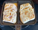 肉そぼろとじゃがチーズの餃子包み焼き作り方10写真