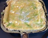 具材は卵とキャベツだけお好み焼き風卵焼き作り方4写真