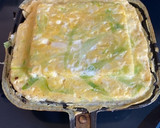 具材は卵とキャベツだけお好み焼き風卵焼き作り方4写真