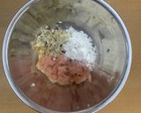 ご飯がすすむ！鶏むね肉のつくね作り方2写真