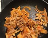 豚キムチ丼作り方5写真