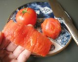 トマトの皮海苔 × 餅作り方1写真