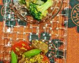 鰹とスナップえんどうトマトサラダ仕立て作り方6写真