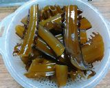 茎わかめのきんぴら作り方1写真