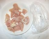 ケチャップ炒め♪簡単鶏むね肉と小松菜作り方7写真